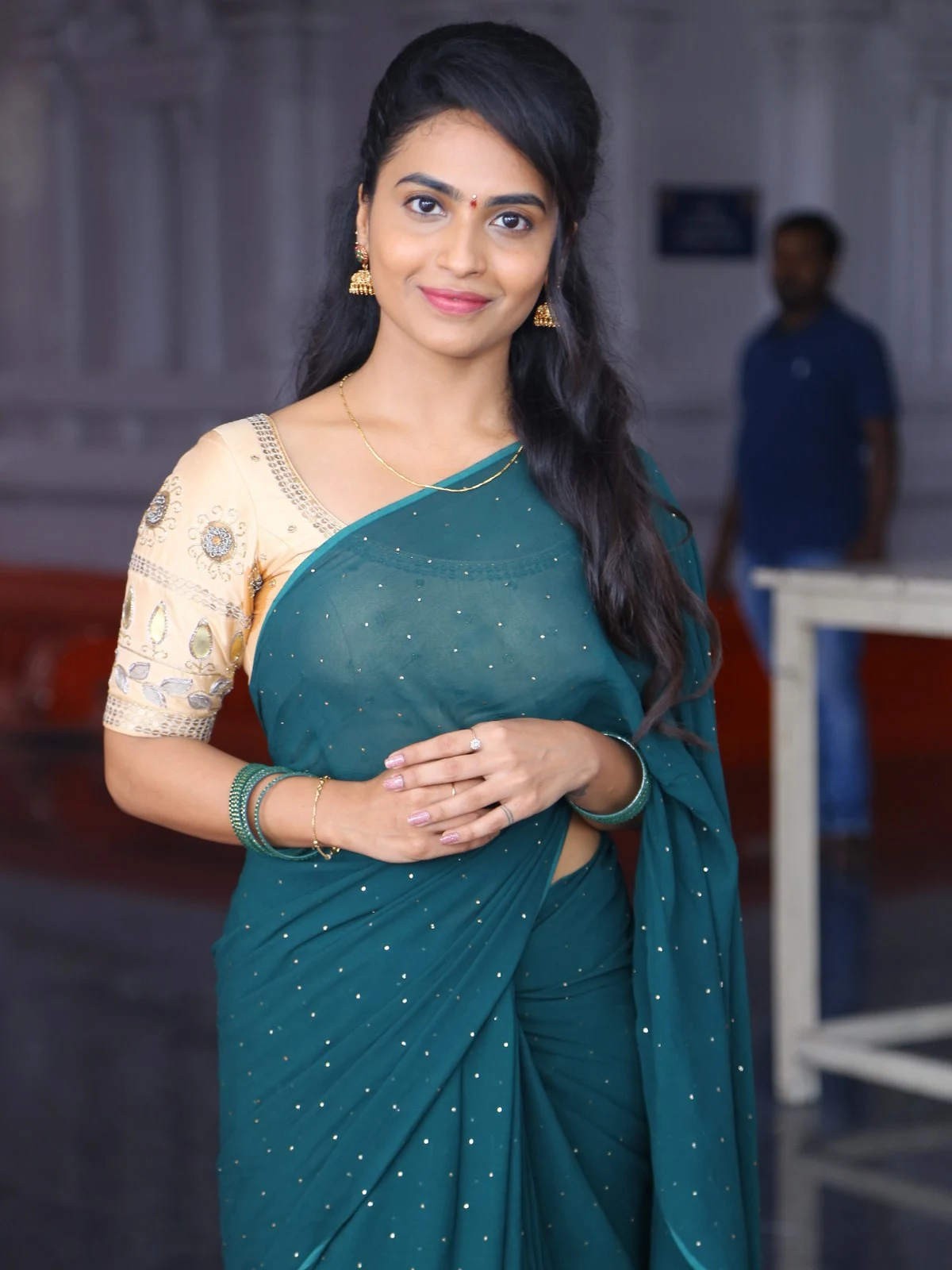 Tollywood Actress Alekhya Harika New Saree Photos