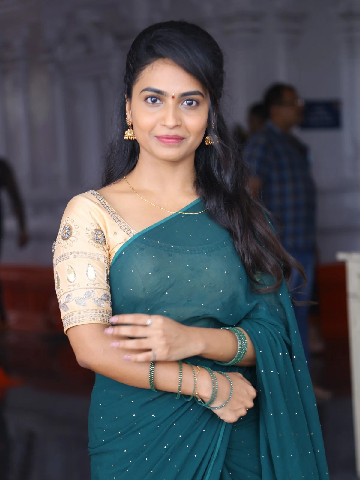 Tollywood Actress Alekhya Harika New Saree Photos