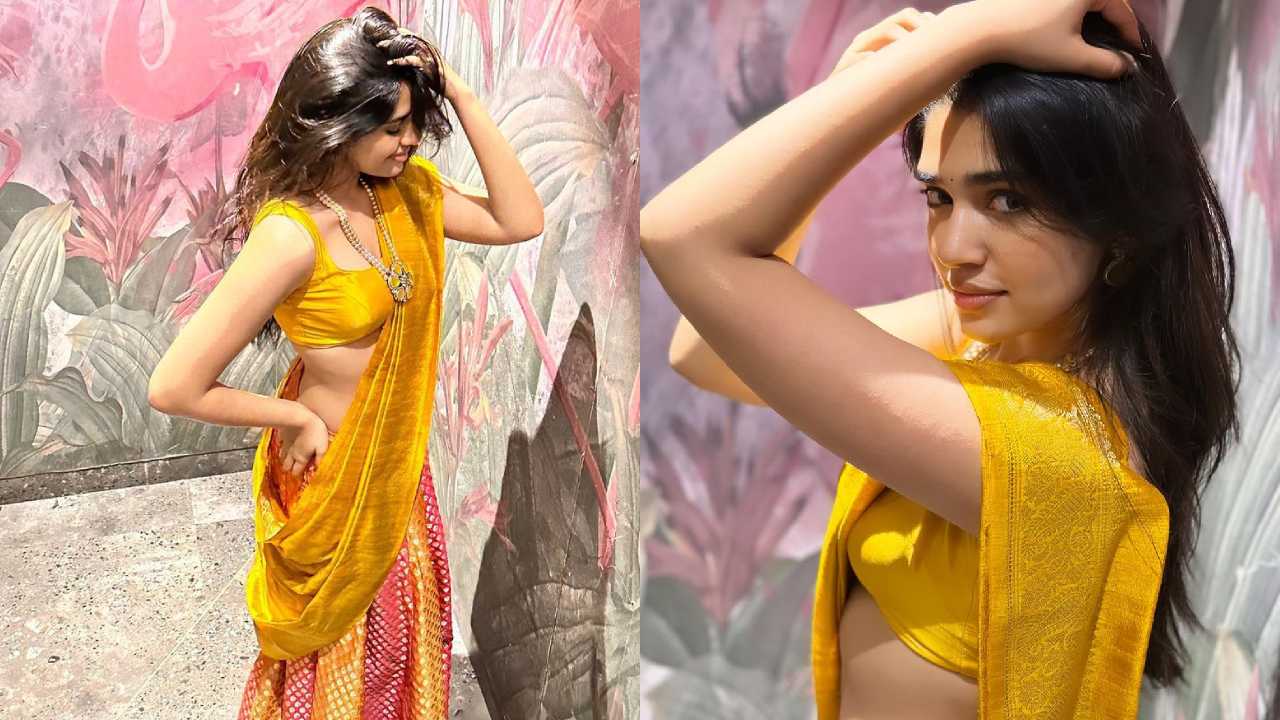 Krithi Shetty : హాఫ్ శారీలో కృతిశెట్టి నడుము అందాలు..