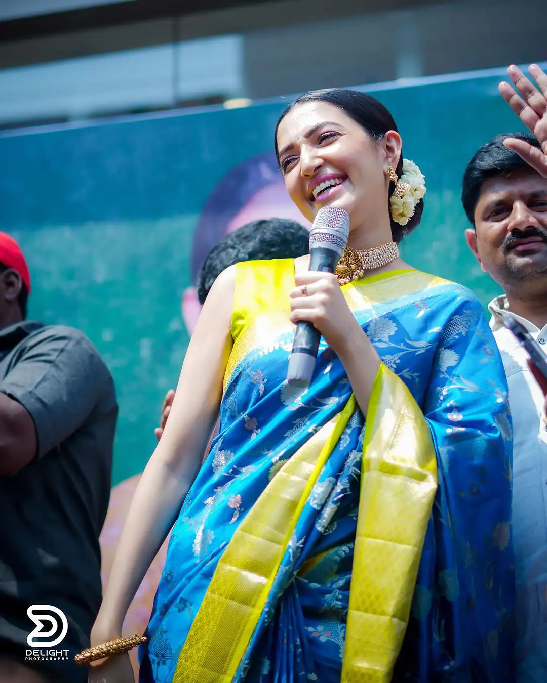 Neha Shetty saree photos - PC : Delight Photography