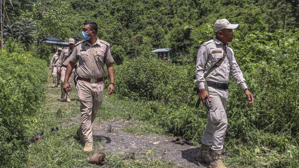 police says Man held with arms in Manipur relative of sitting MLA