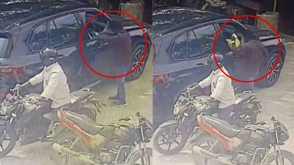 Watch how Rs 14 lakh was stolen from a Rs 1 crore BMW in just one minute