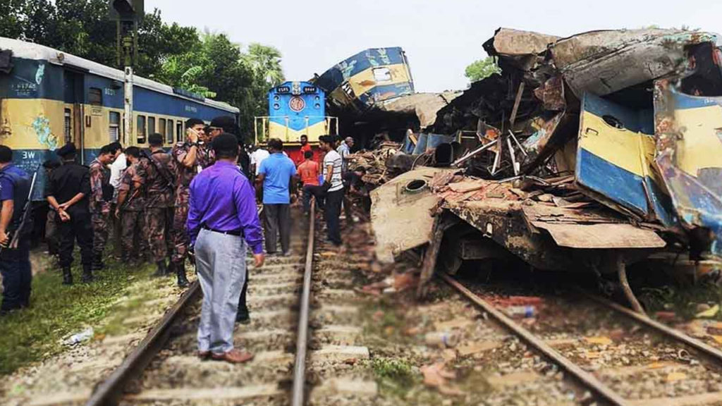 train accident in Bangladesh 15 dead so far and several injured