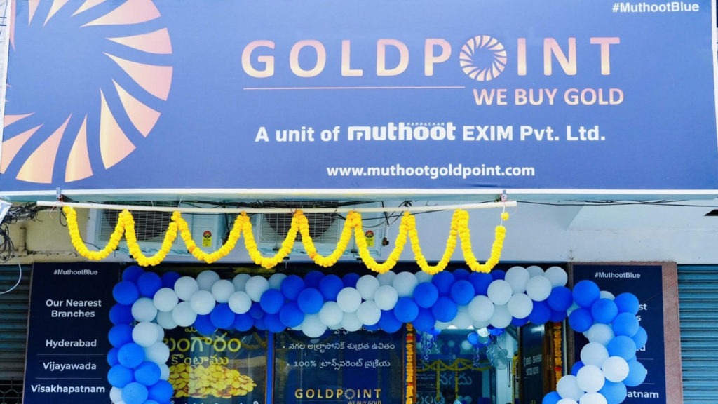 Muthoot Exim inaugurated the Gold Point Center in Rajahmundry