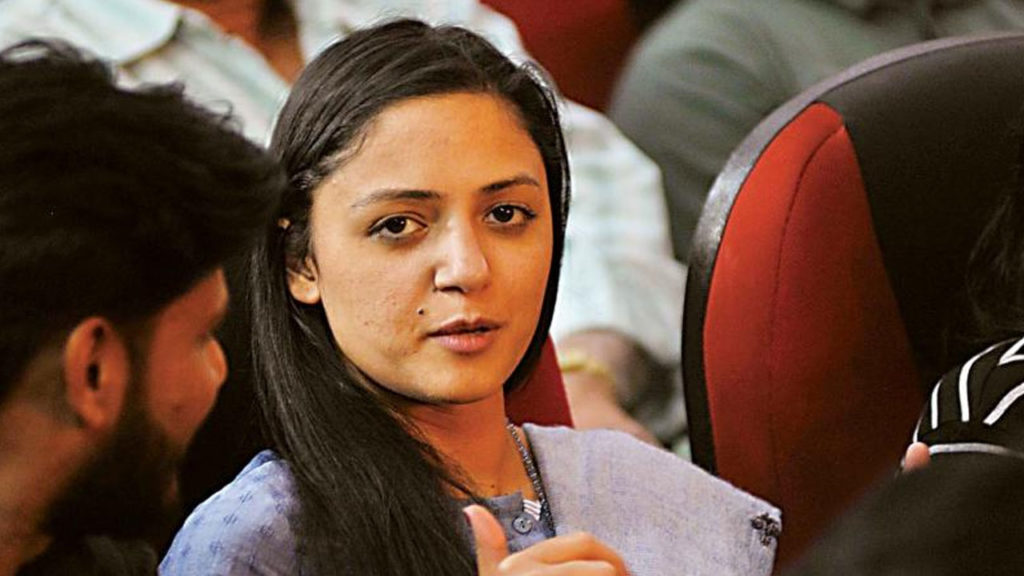 jnu former student shehla rashid praise pm modi and hmo shah and indian army amid Israel Palestine Conflict