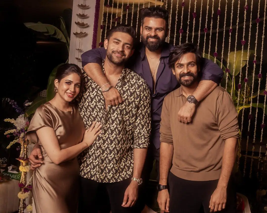 Varun Tej Lavanya Tripathi Pre Wedding Celebrations at Allu Family Home photos