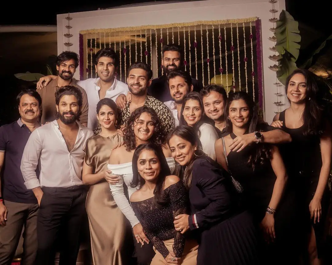 Varun Tej Lavanya Tripathi Pre Wedding Celebrations at Allu Family Home photos