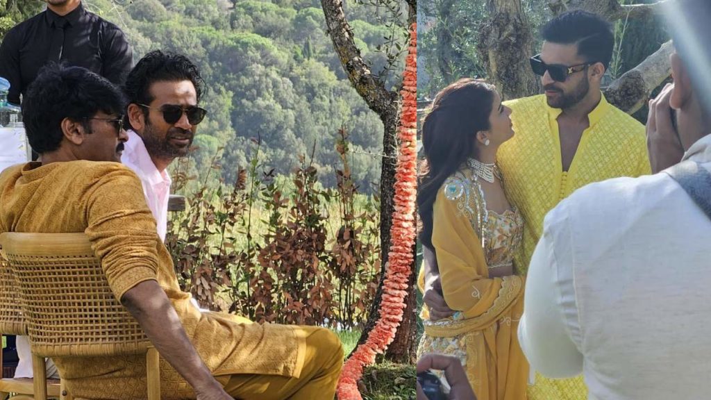 Varun Tej Lavanya Tripathi haldi photos pawan kalyan fans comments