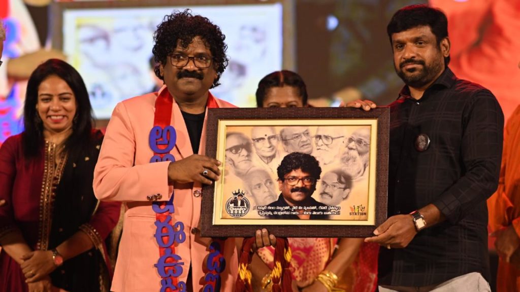 Actor Pradeep and I Fly Station Felicitate Oscar Winner Lyricist Chandrabose 