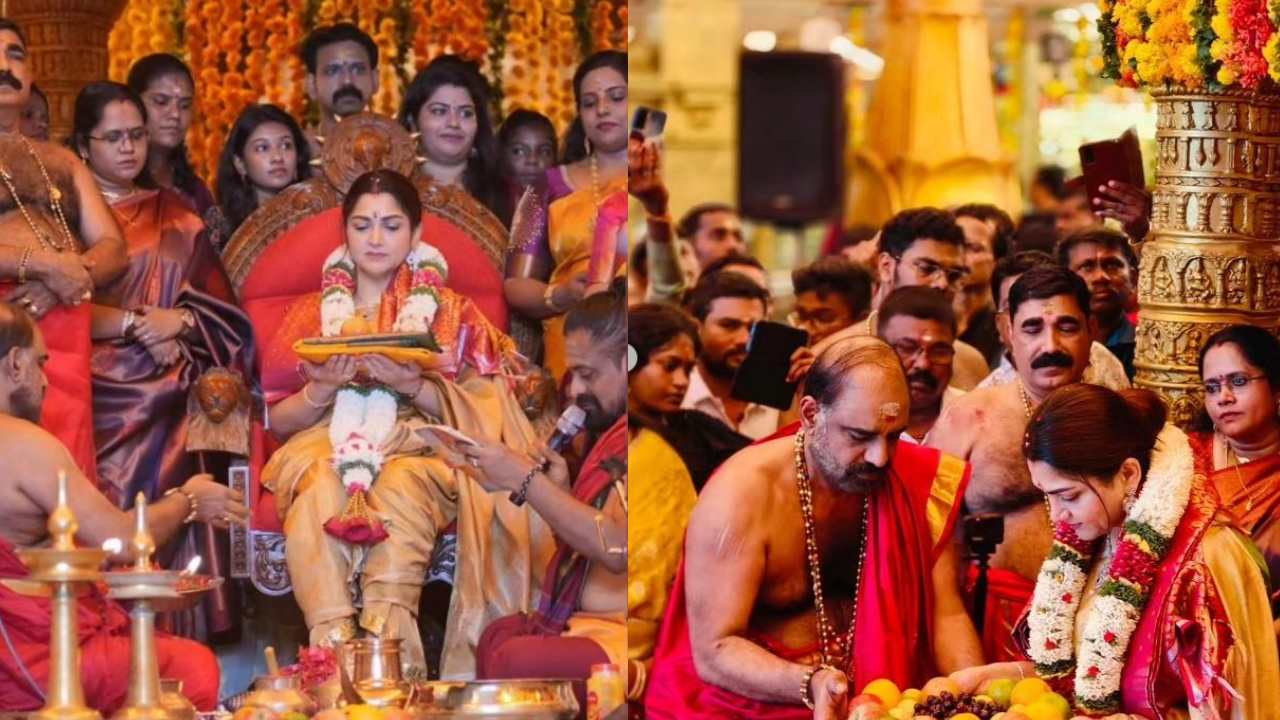 Kushboo Sundar : ఆ ఆలయంలో మహిళలకు పూజలు.. ఈసారి నటి కుష్బూకి పూజలు చేసిన పూజారులు.. Kushboo Sundar : ఆ ఆలయంలో మహిళలకు పూజలు.. ఈసారి నటి కుష్బూకి పూజలు చేసిన పూజారులు..