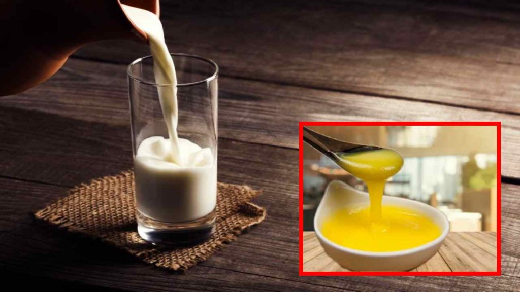 milk with ghee