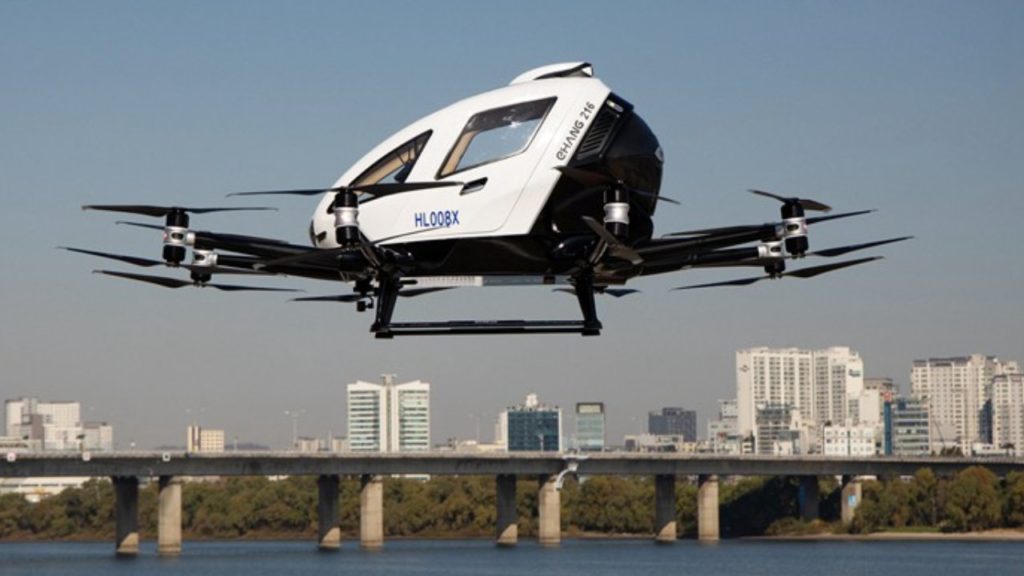 passenger carrying flying Air taxi