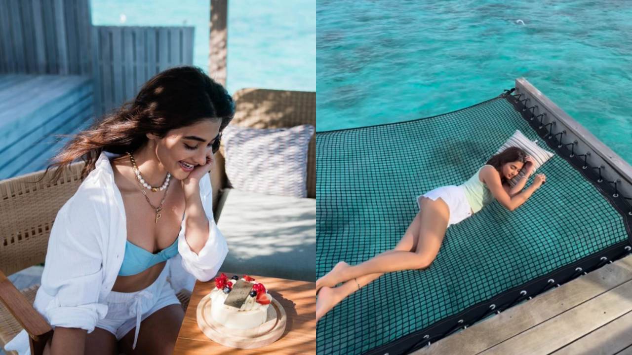 Pooja Hegde : మాల్దీవ్స్లో బీచ్ పక్కన.. బికినీలో పూజా హెగ్డే బర్త్డే సెలబ్రేషన్స్.. Pooja Hegde : మాల్దీవ్స్లో బీచ్ పక్కన.. బికినీలో పూజా హెగ్డే బర్త్డే సెలబ్రేషన్స్..