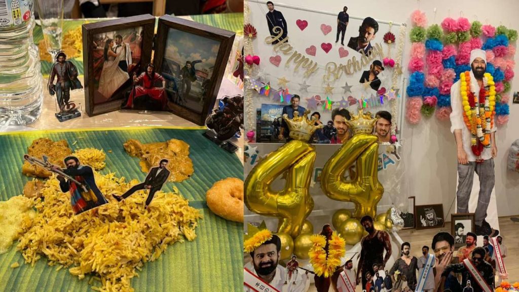 Japan Prabhas Fans Celebrating Prabhas Birthday Celebrations in New Way