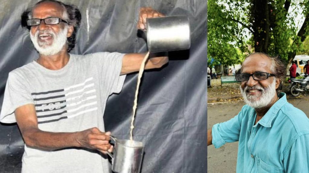Tea Seller looks like Super Star Rajinikanth in Kochi Director Nadhir Shah Shares Photos