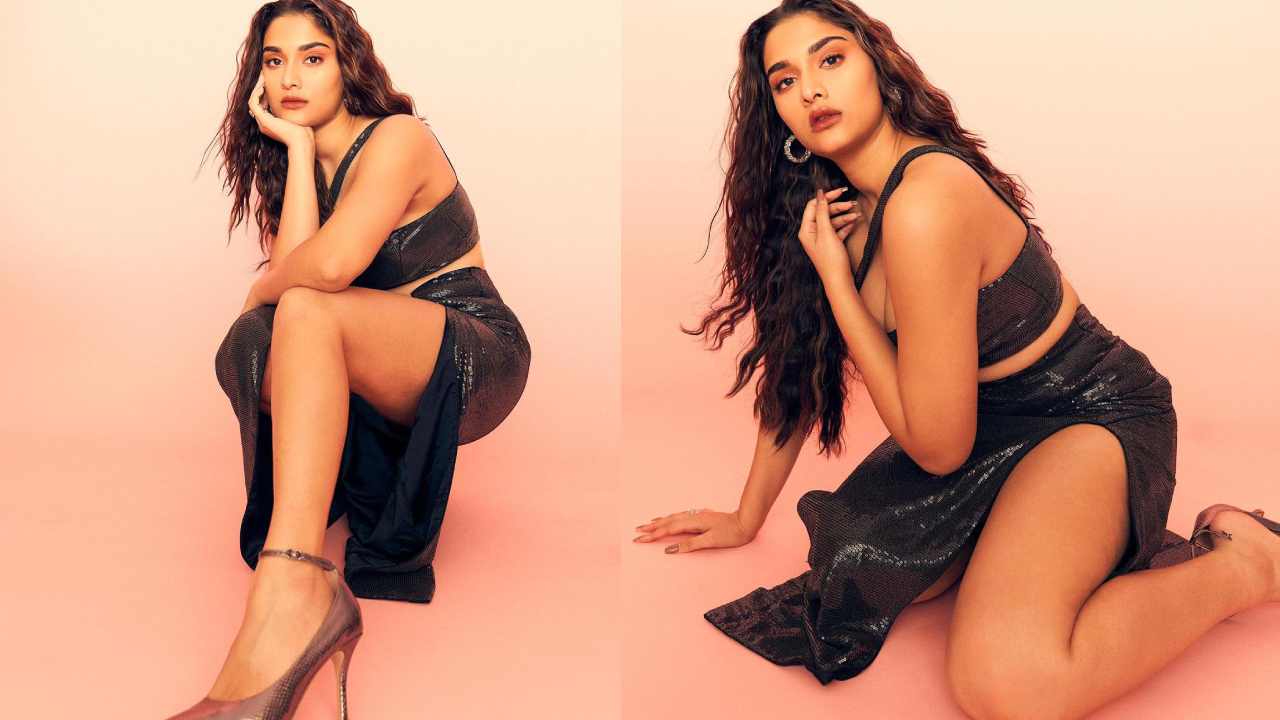 Saiee Manjrekar : బ్లాక్ డ్రెస్‌లో హాట్ హాట్ ఫోజులతో సయీ మంజ్రేకర్