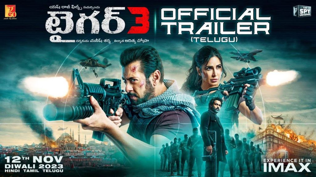 Salman Khan Katrina Kaif YRF Spy Universe Movie Tiger 3 Trailer Released
