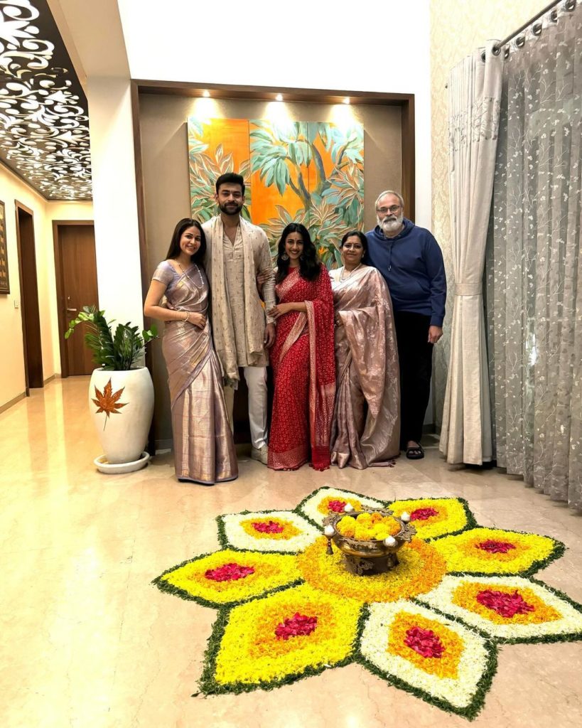 Varun Tej Lavanya Tripathi First Diwali Celebrations After Marriage 