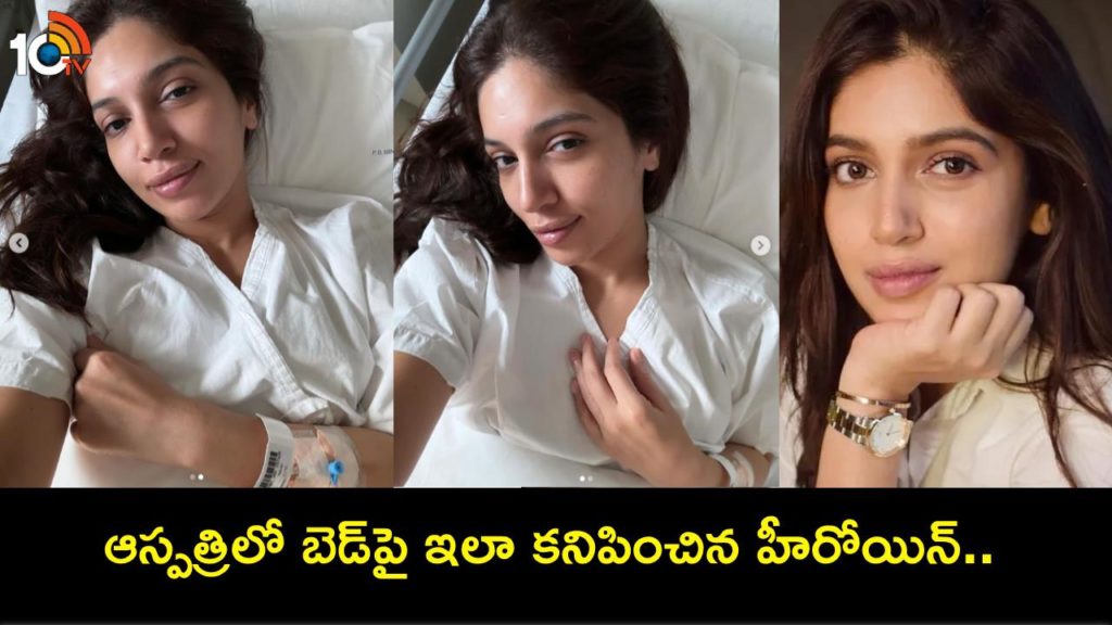 Actress Bhumi Pednekar shares selfie from hospital bed