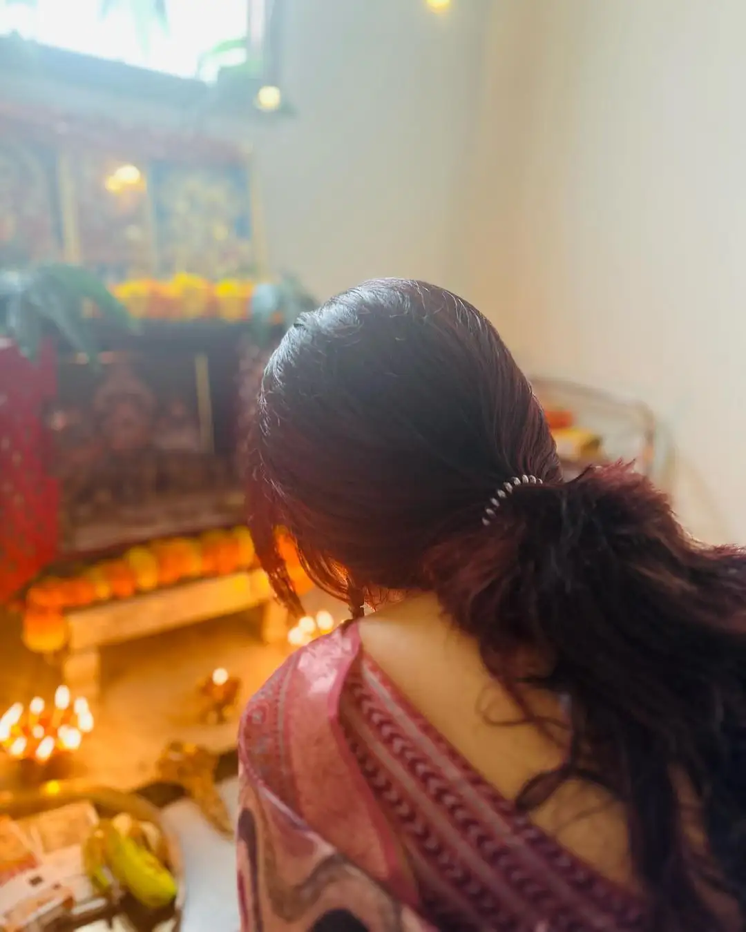 Anasuya Bharadwaj Diwali Celebrations with Family