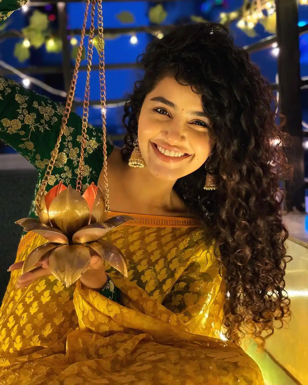 Anupama Parameswaran Cute Diwali Photos
