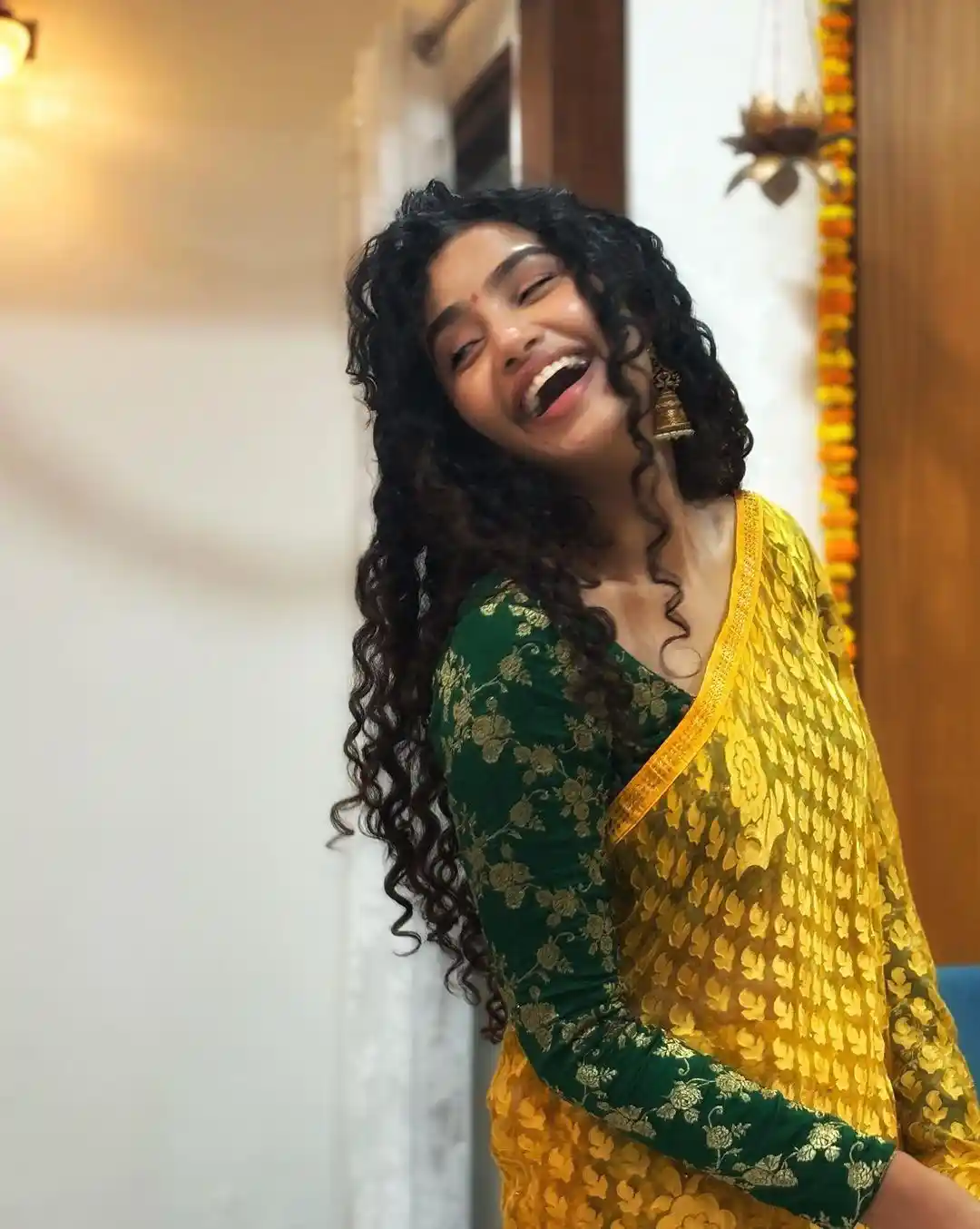 Anupama Parameswaran Cute Diwali Photos