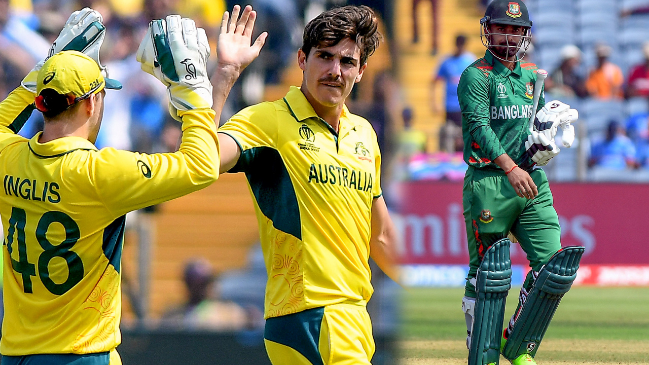 AUS vs BAN: బంగ్లాదేశ్ పై ఆస్ట్రేలియా ఘన విజయం AUS vs BAN: బంగ్లాదేశ్ పై ఆస్ట్రేలియా ఘన విజయం