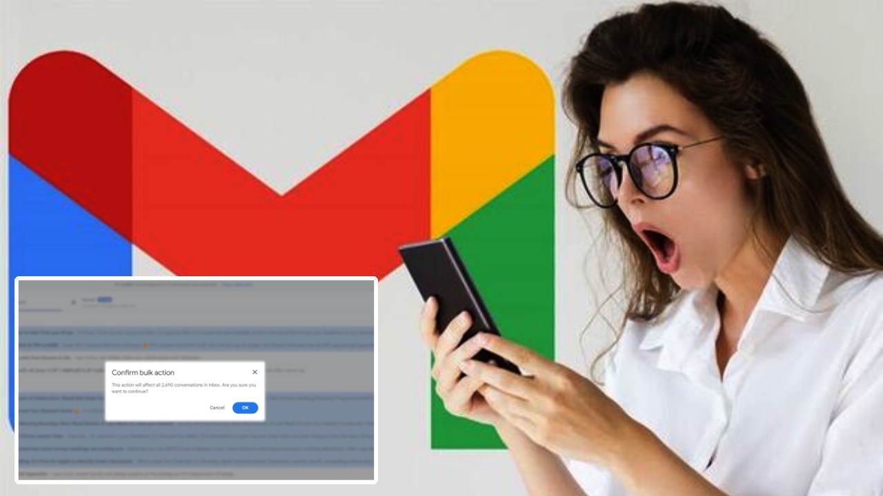 Gmail users can now delete bulk messages with one click, here is how