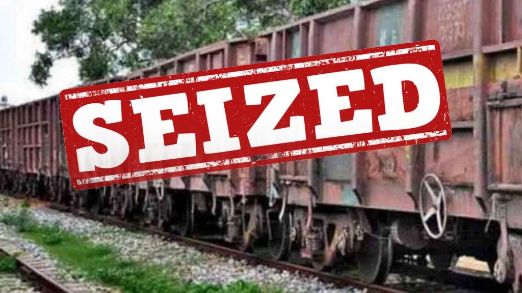 Goods train seized in West Bengal