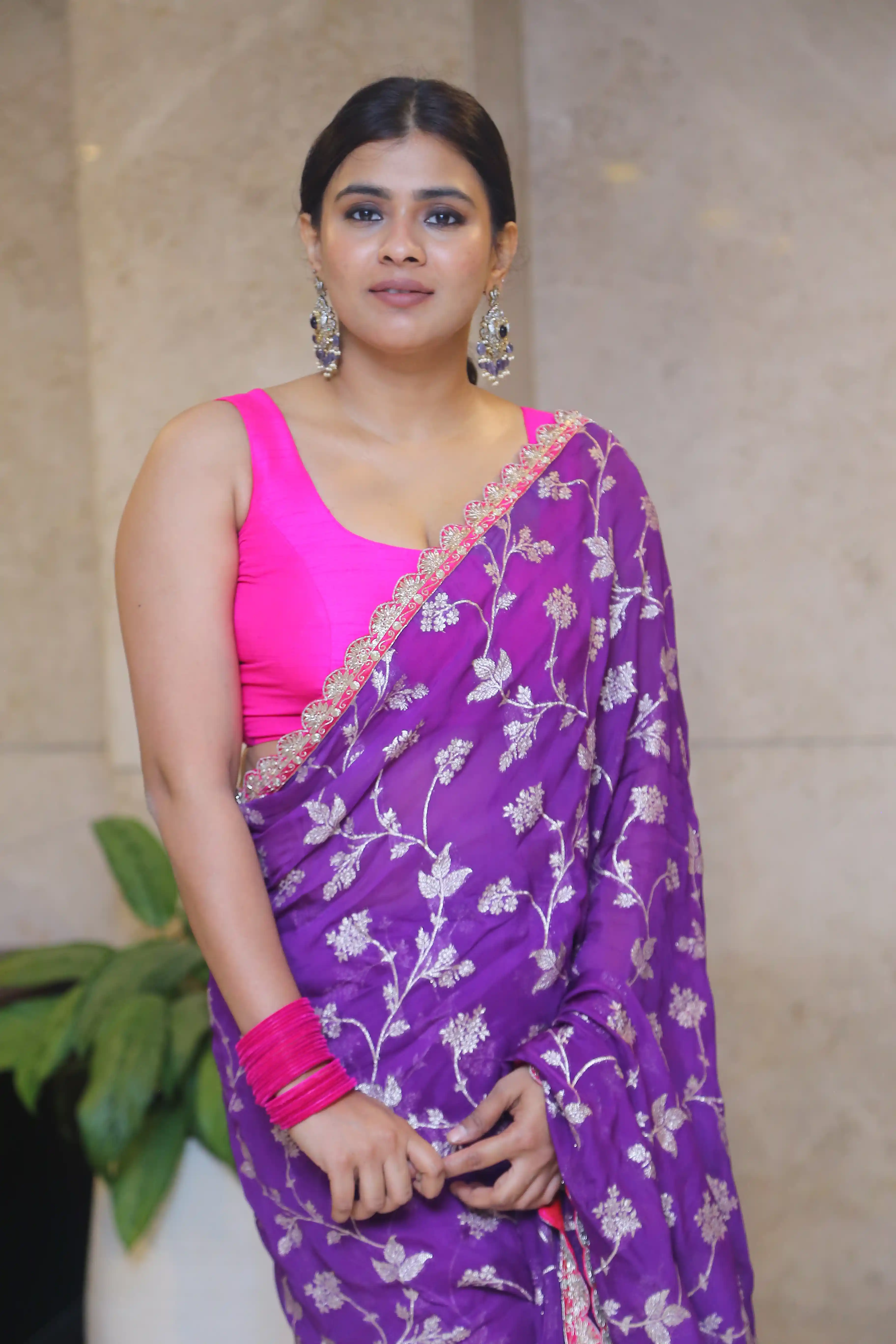 Hebah Patel Photos at Ala Ninnu Cheri Movie Pre Release Event video