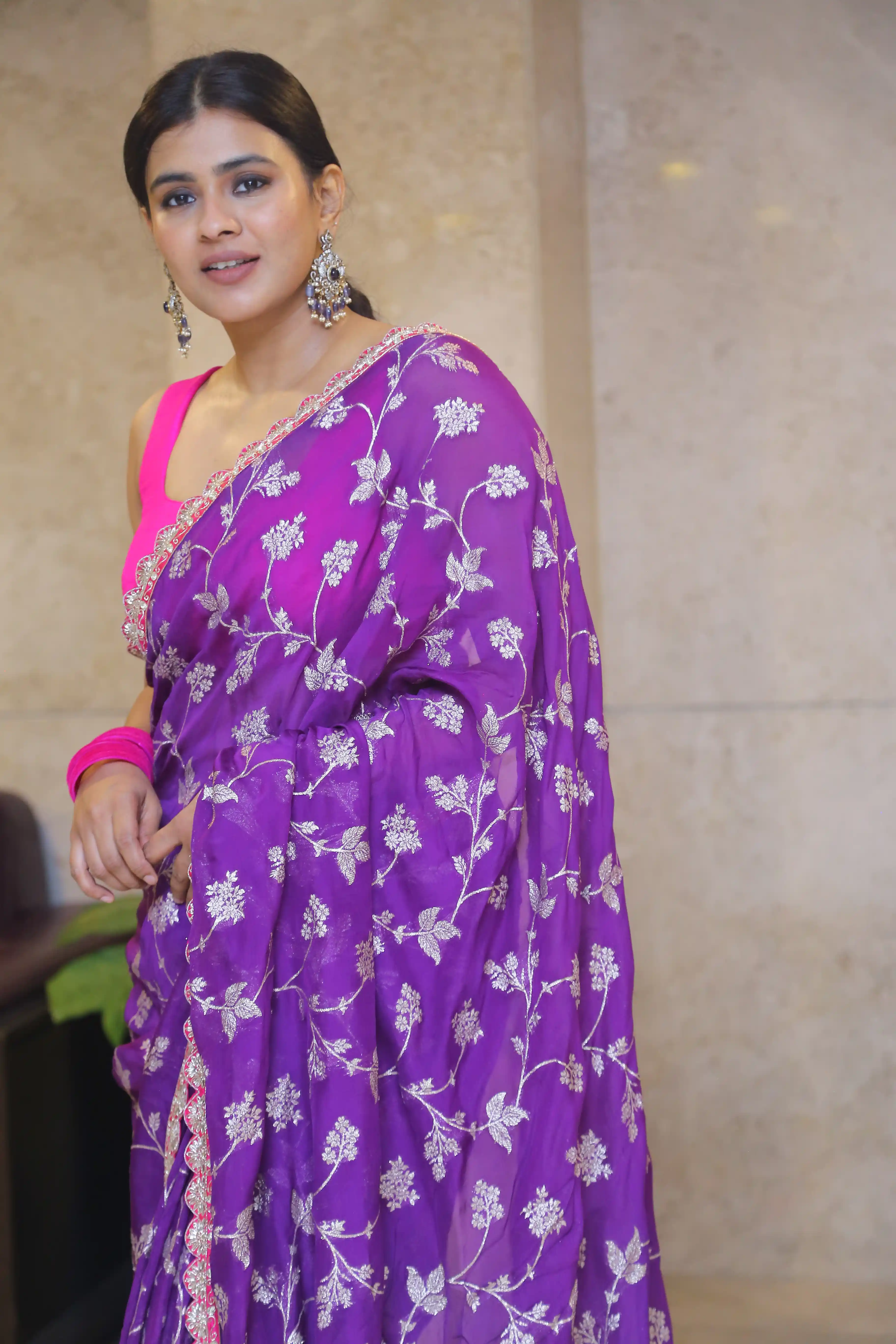 Hebah Patel Photos at Ala Ninnu Cheri Movie Pre Release Event video