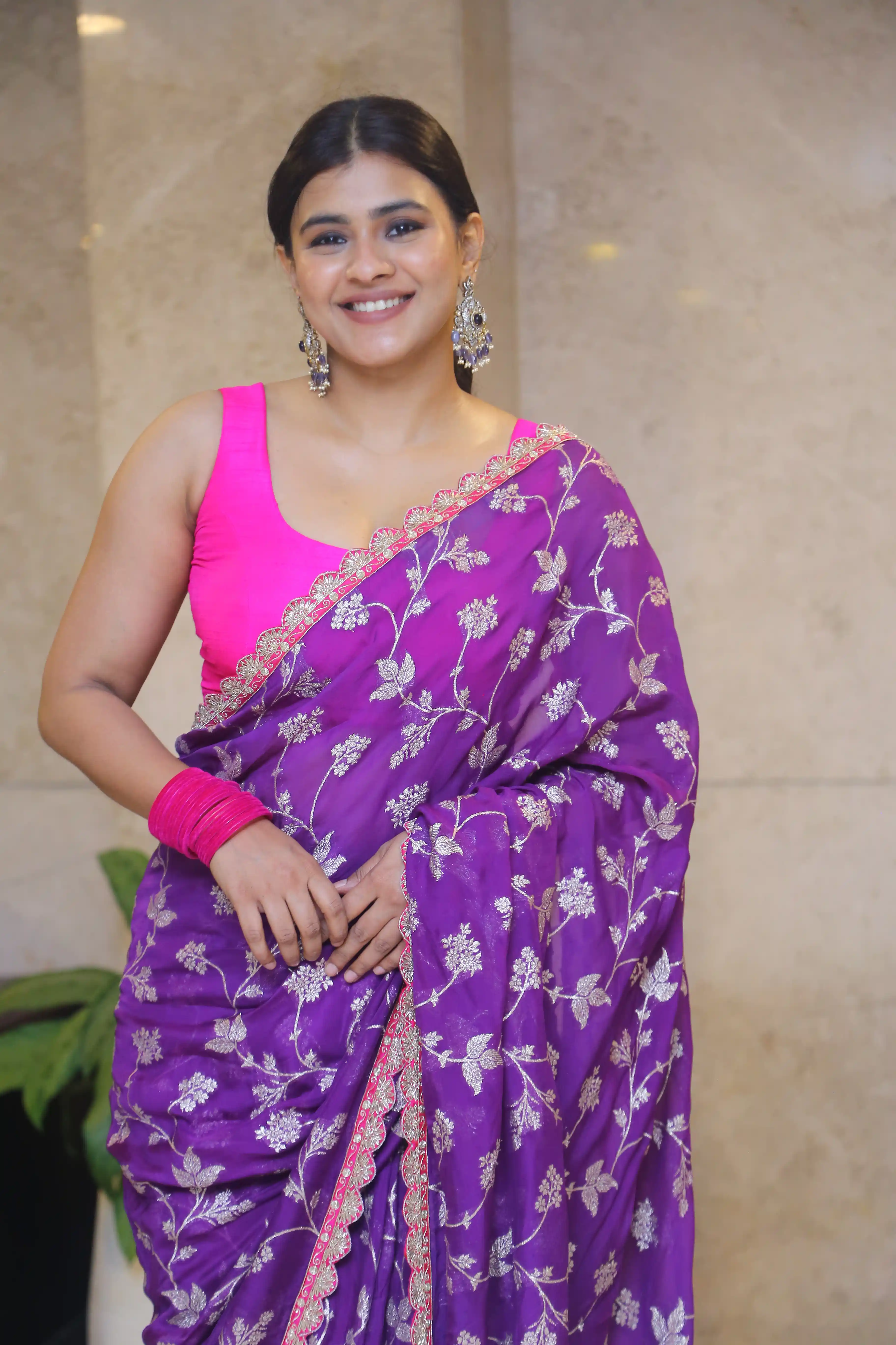 Hebah Patel Photos at Ala Ninnu Cheri Movie Pre Release Event video