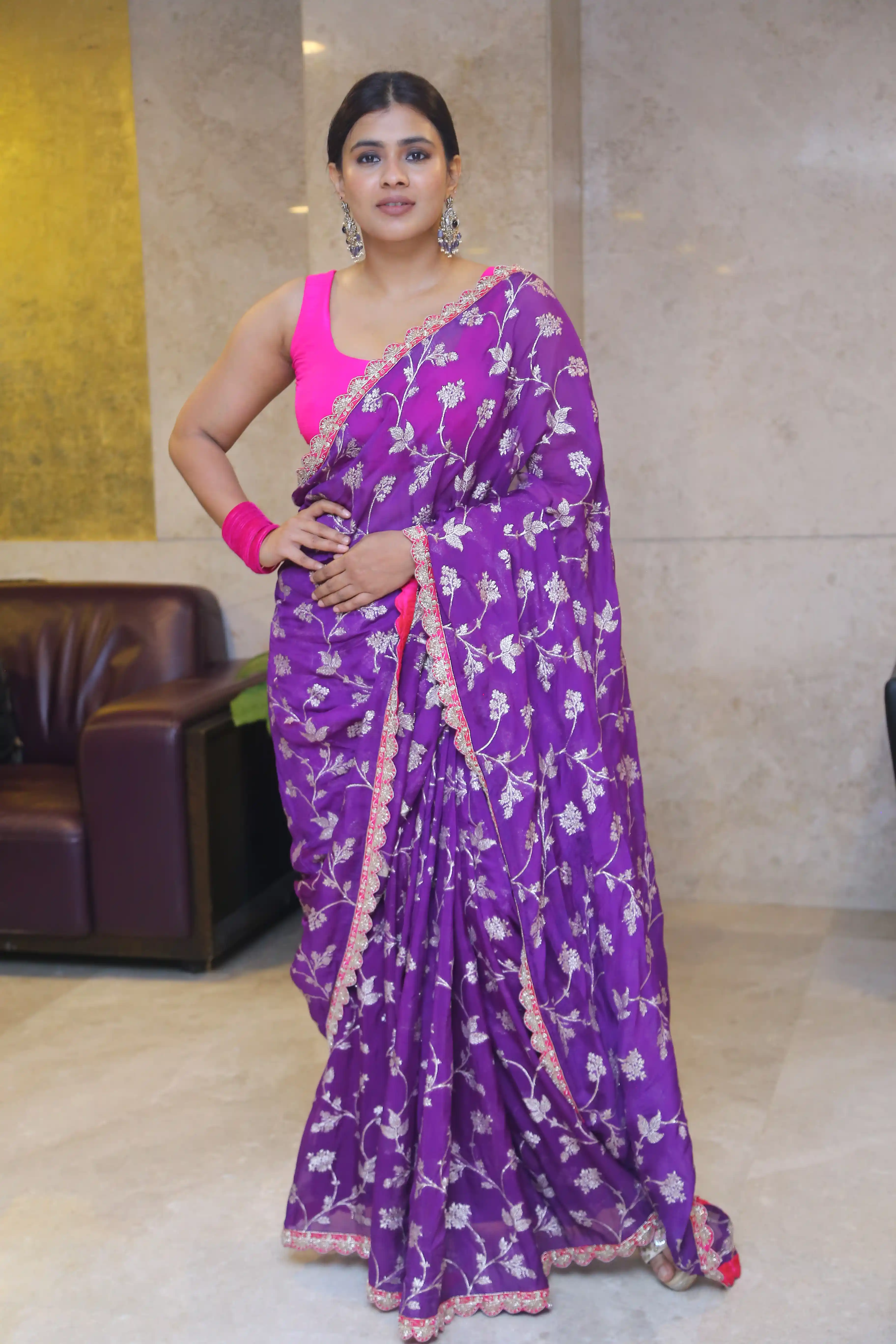 Hebah Patel Photos at Ala Ninnu Cheri Movie Pre Release Event video