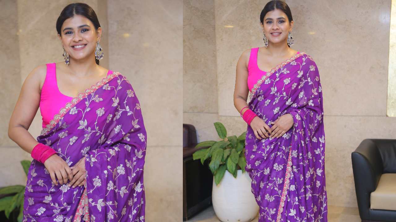 Hebah Patel : ‘అలా నిన్ను చేరి’ ప్రీ రిలీజ్ ఈవెంట్ హెబ్బా పటేల్ చీర పరువాలు..