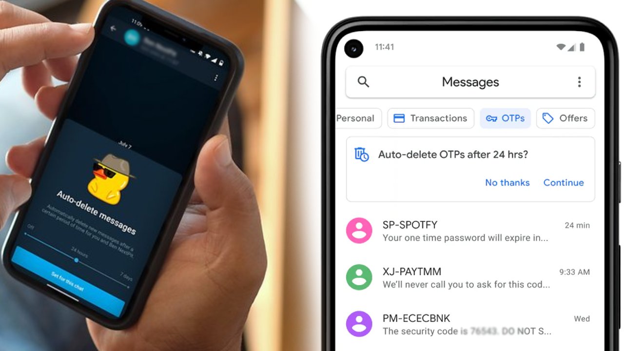 Galaxy Smartphones : గెలాక్సీ స్మార్ట్ఫోన్లలో ఓటీపీ మెసేజ్లను ఆటో డిలీట్ చేయొచ్చు తెలుసా? ఇదిగో సింపుల్ ప్రాసెస్! Galaxy Smartphones : గెలాక్సీ స్మార్ట్ఫోన్లలో ఓటీపీ మెసేజ్లను ఆటో డిలీట్ చేయొచ్చు తెలుసా? ఇదిగో సింపుల్ ప్రాసెస్!