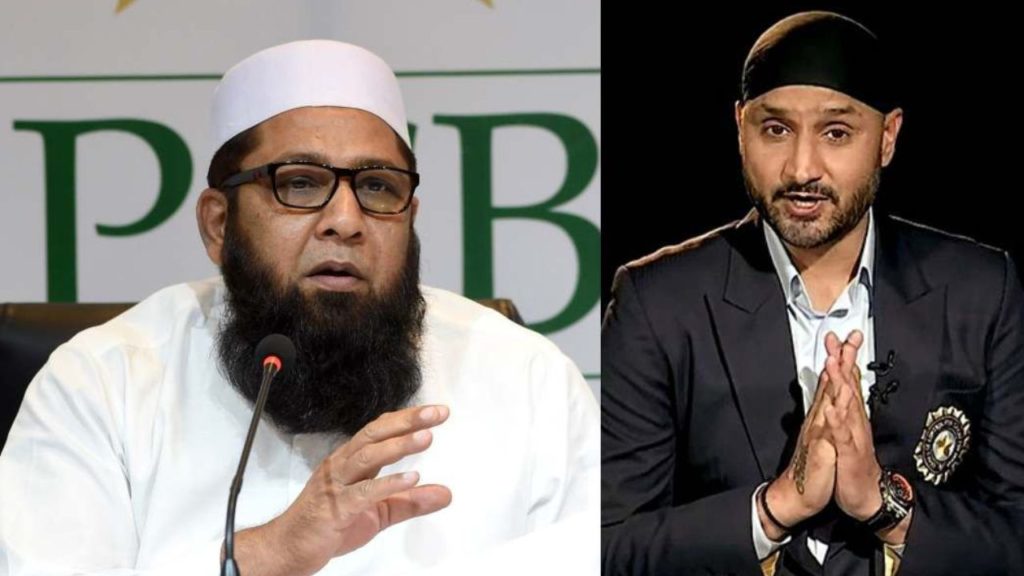 Inzamam-ul-Haq and Harbhajan Singh
