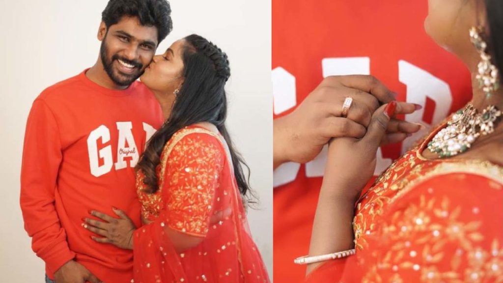Jabardasth actress pavithraa getting married his boy friend santhosh