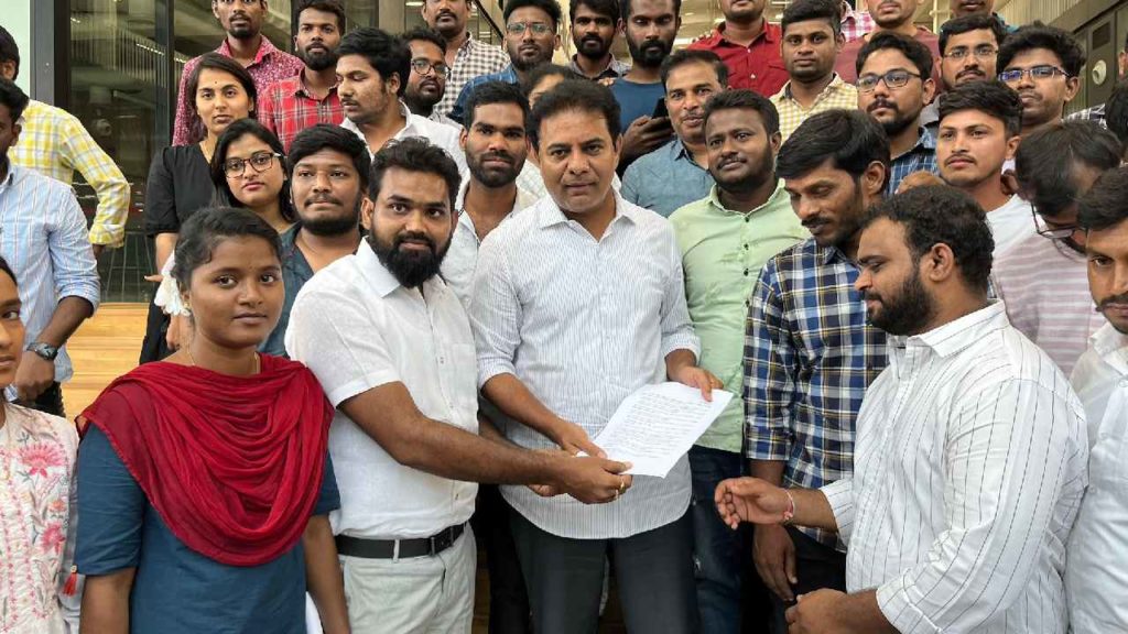 KTR On Government Jobs