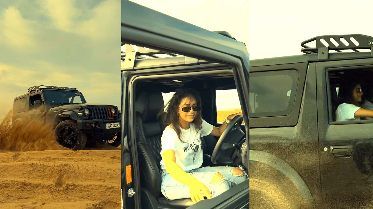 Keerthy Suresh : బీచ్లో హీరోలా జీప్ నడుపుతున్న కీర్తి సురేష్.. దుమ్ము లేపుతుందిగా.. Keerthy Suresh : బీచ్లో హీరోలా జీప్ నడుపుతున్న కీర్తి సురేష్.. దుమ్ము లేపుతుందిగా..