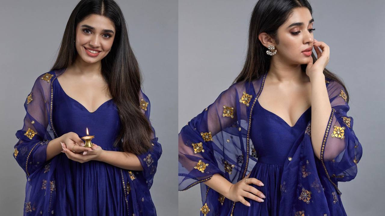 Krithi Shetty : దీపావళికి ఇంత సింపుల్‌గానా.. కృతి శెట్టి దివాళీ ఫొటోస్..