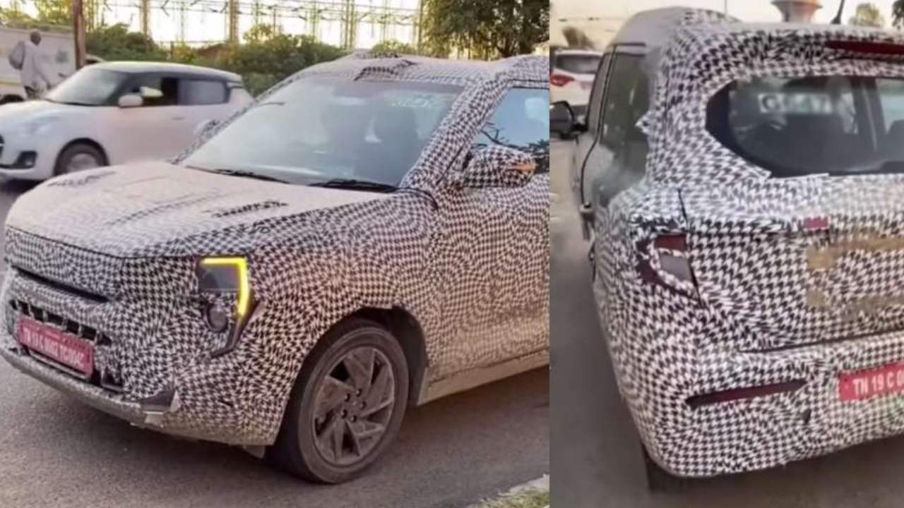 Mahindra XUV300 facelift continues testing in India