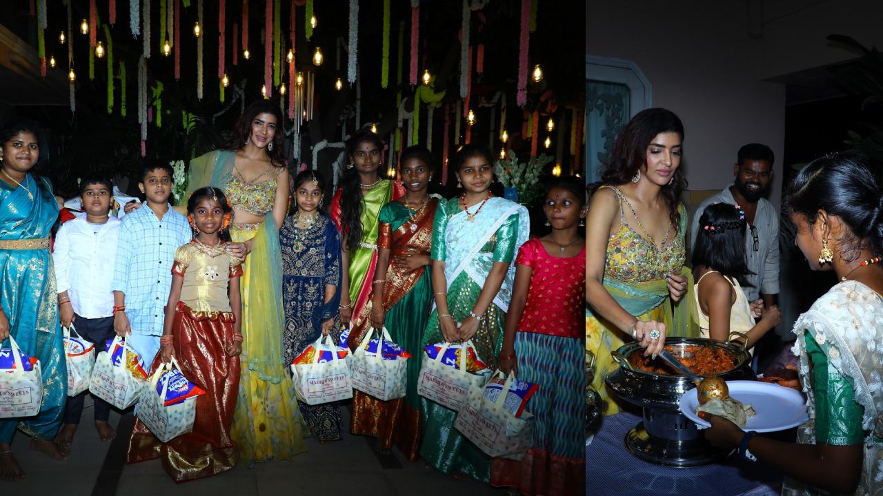 Manchu Lakshmi : పేద విద్యార్థులతో మంచు లక్ష్మి దీపావళి సెలబ్రేషన్స్..