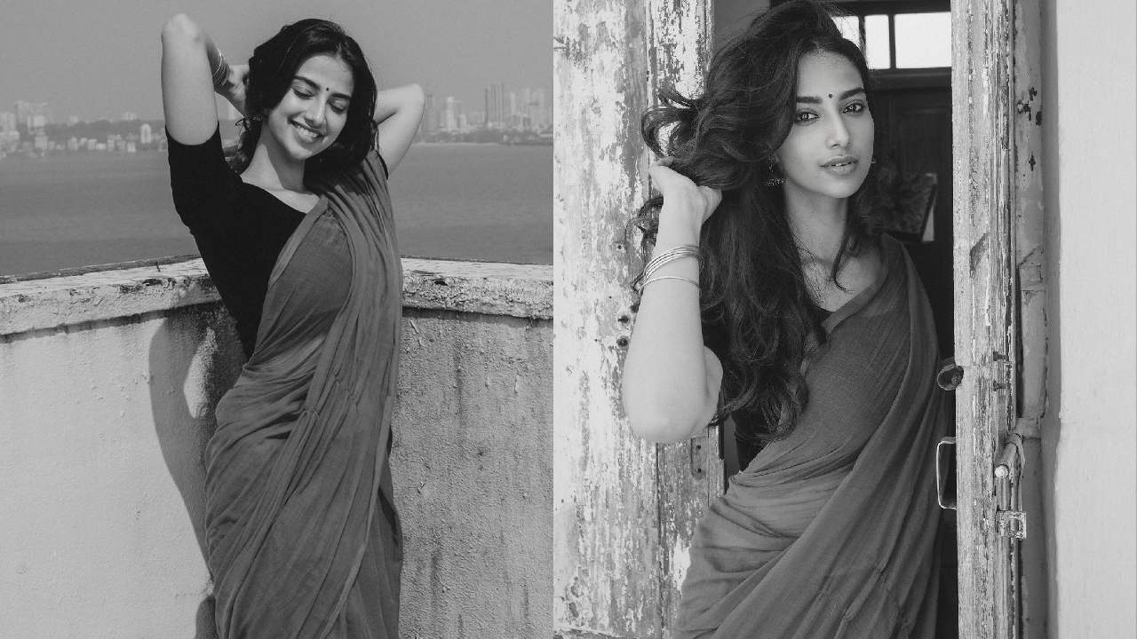 Meenakshi Chaudhary : మైమరపిస్తున్న మీనాక్షి చౌదరి బ్లాక్ అండ్ వైట్ ఫోటోగ్రఫీ..