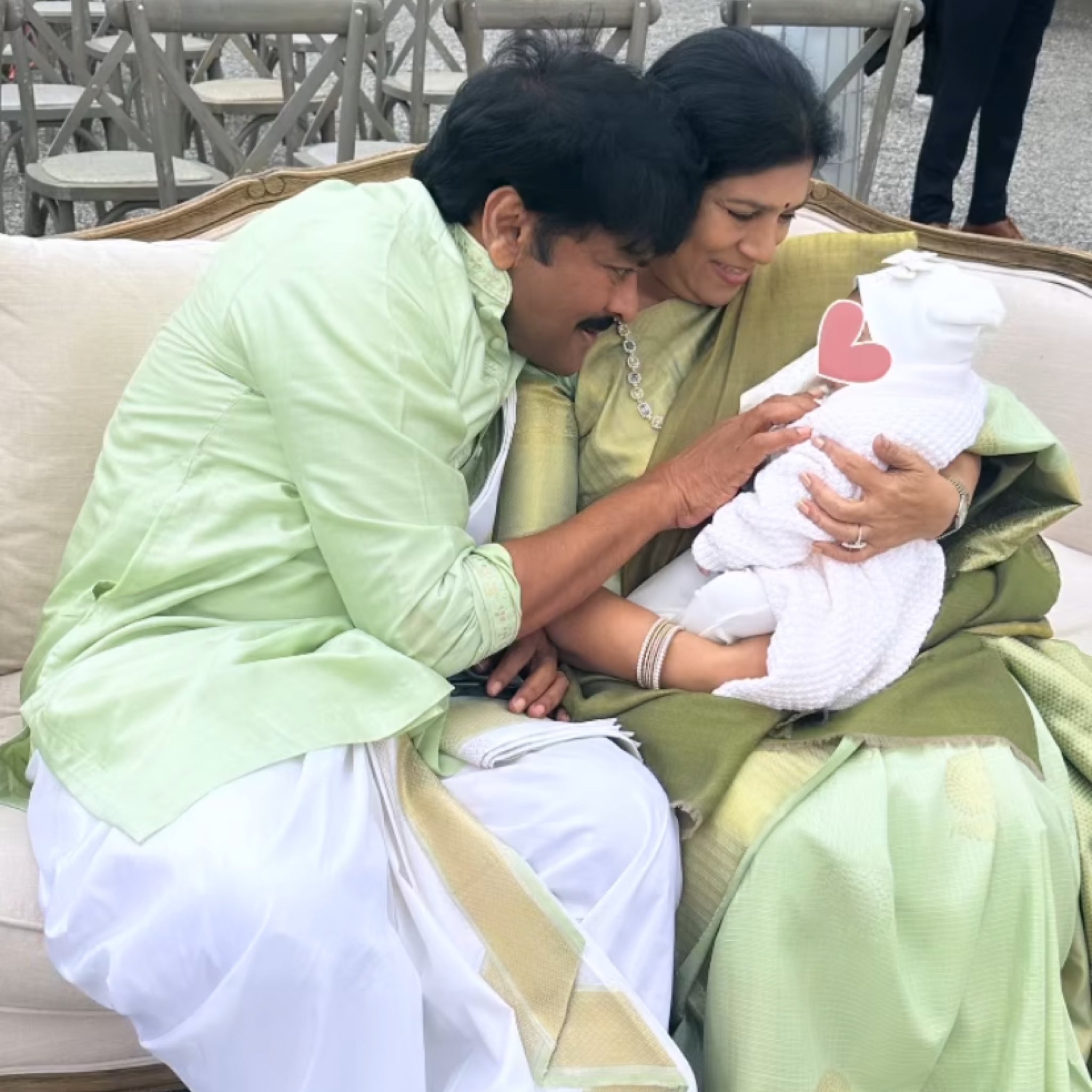 Mega heroes along with Varun Tej Lavanya Tripathi photo viral