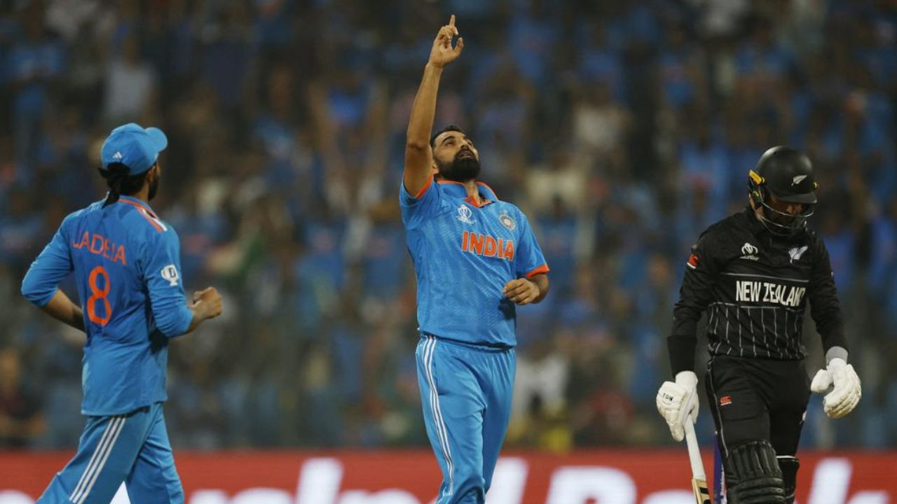 Mohammed Shami becomes 1st India bowler to pick up 50 wickets in ODI World Cup