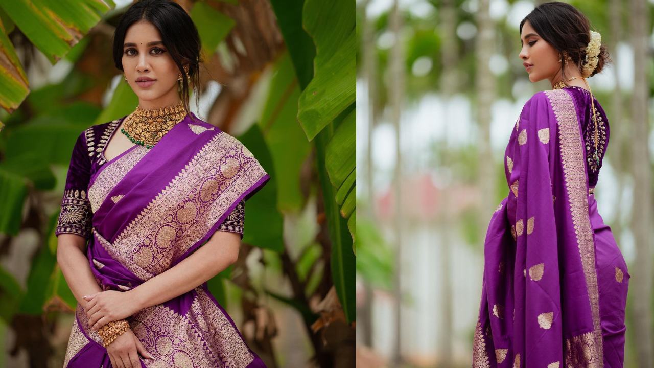 Nabha Natesh : పట్టుచీరలో దీపావళి చిచ్చుబుడ్డిలా మెరుస్తున్న నభా నటేష్..