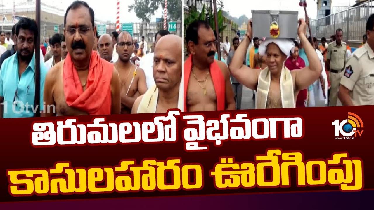 Tiruchanur Brahmotsavam : కాసులహారంను తిరుచానూరుకు తీసుకెళ్లిన టీటీడీ