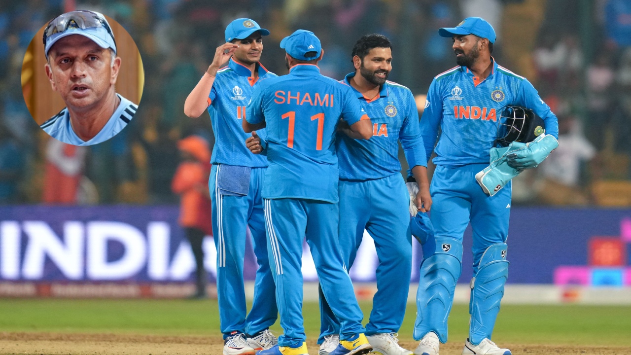 Rahul Dravid : ముంబై చేరుకున్న టీమ్ఇండియా.. ఎయిర్ పోర్టు నుంచి నేరుగా వాంఖడే స్టేడియానికి వెళ్లిన ద్రవిడ్..! Rahul Dravid : ముంబై చేరుకున్న టీమ్ఇండియా.. ఎయిర్ పోర్టు నుంచి నేరుగా వాంఖడే స్టేడియానికి వెళ్లిన ద్రవిడ్..!