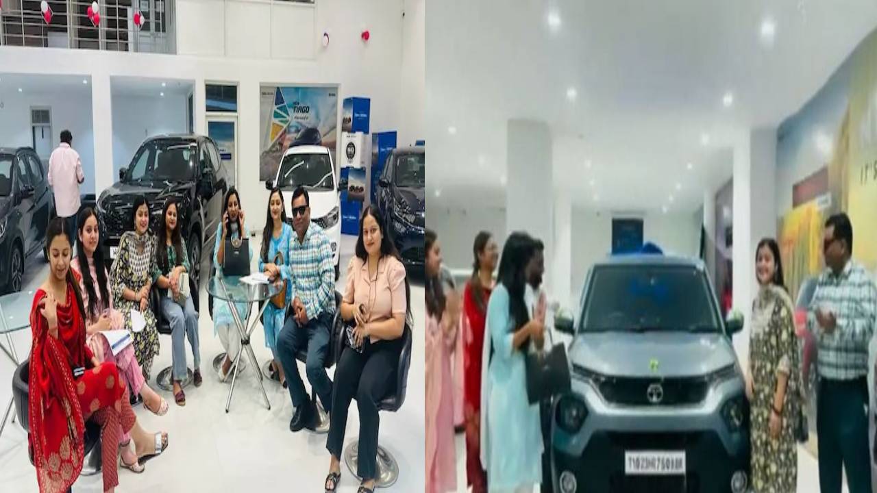 Haryana : దీపావళి కానుకగా కార్లను ఇచ్చిన కంపెనీ.. సంబరాలు చేసుకున్న స్టాఫ్ Haryana : దీపావళి కానుకగా కార్లను ఇచ్చిన కంపెనీ.. సంబరాలు చేసుకున్న స్టాఫ్