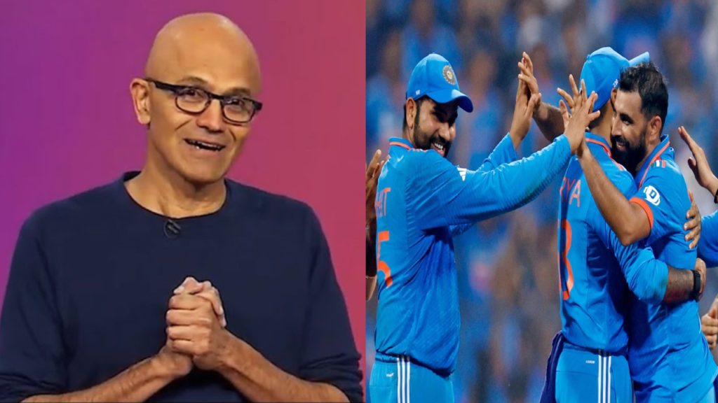 Satya Nadella on IND vs NZ Semi final